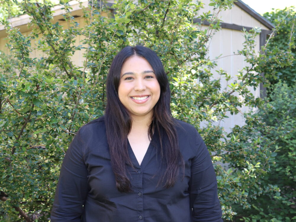 An outdoor portrait of Vanessa Hernandez